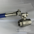 CF8m Automatic Reset 2PC Ball Valve